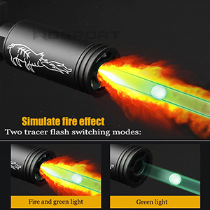 Spitfire Tracer Unit with Flame Effect (14mm-)( Black ) - Click Image to Close